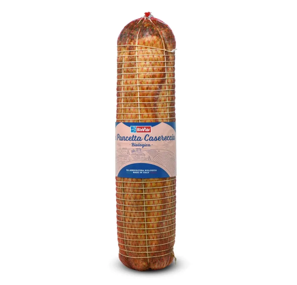 Pancetta biologica Biovida casereccia magrella stagionata