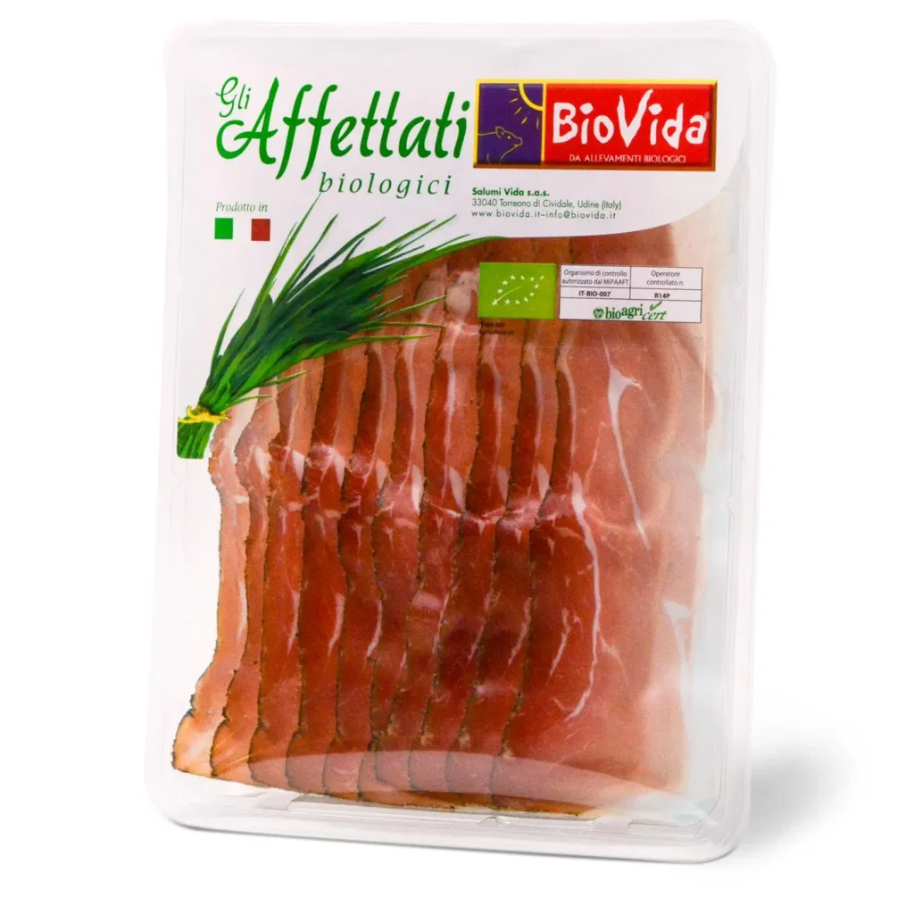 Lo speck BioVida affettato